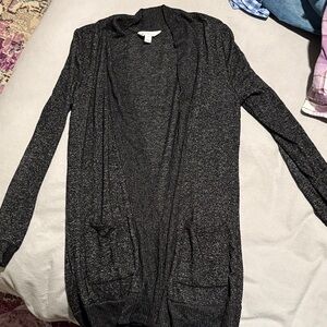 Market & Spruce Charcoal Cardigan Sweater